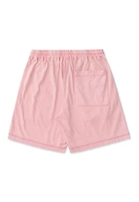ALPHASTYLE: APPLIQUÉ MINERAL WASH SHORTS