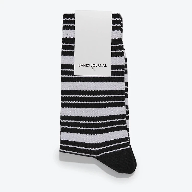BANKS JOURNAL:  HIGHWAY STRIPED SOCKS