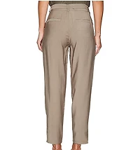 BISHOP + YOUNG: OLIVE GREEN PAPERBAG HIGH RISE PANTS