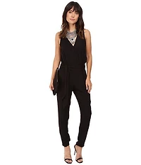 JACK BY BB DAKOTA: CORINTH BLACK SLEEVELESS JUMPSUIT