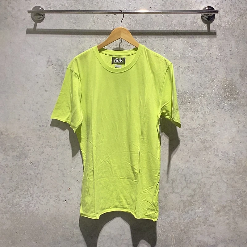 8586: NEON GREEN OVERSIZED CREWNECK TEE