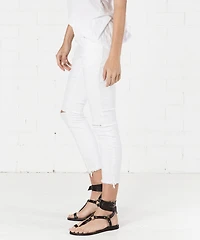 ONE TEASPOON: PREMIUM WHITE FREEBIRDS II SKINNY JEANS