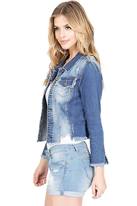 BOHO: CROP DENIM JACKET