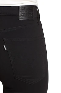 LEVIS PREMIUM: MILE HIGH SUPER SKINNY BLACK JEANS