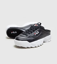 FILA: DISRUPTOR II BLACK MULE SNEAKER