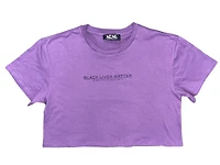 8586: BLACK LIVES MATTER CROP T-SHIRT