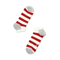 HAPPY SOCKS : RED STRIPE LOW SOCK
