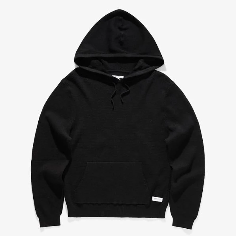 BANKS JOURNAL: WAYWARD KNIT BLACK HOODIE