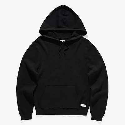 BANKS JOURNAL: WAYWARD KNIT BLACK HOODIE