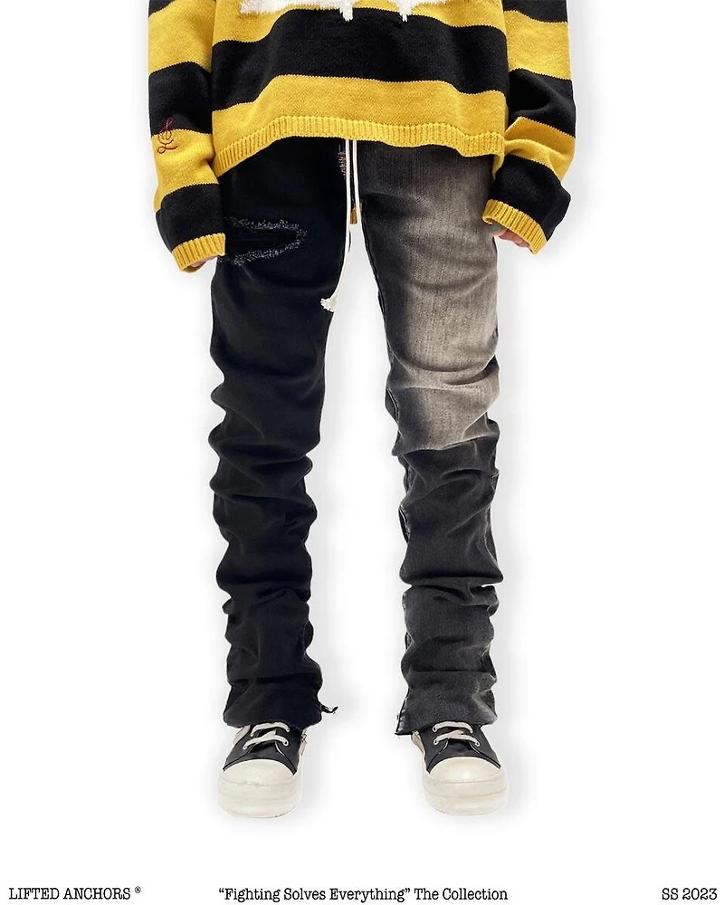 Lifted Anchors : Dress Code Stacked Flare Denim