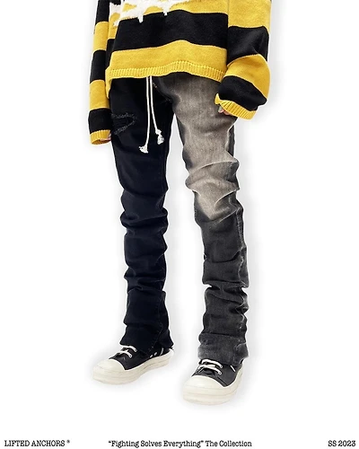 Lifted Anchors : Dress Code Stacked Flare Denim