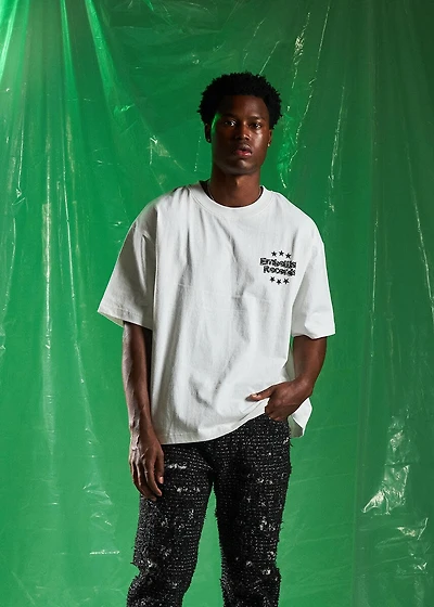 Embellish : Records Box Fit T-Shirts