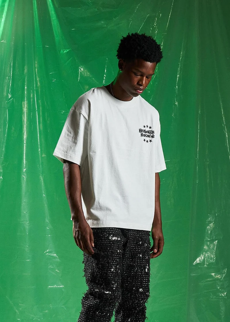 Embellish : Records Box Fit T-Shirts