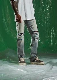 Embellish : Delta Skinny Distressed Denim