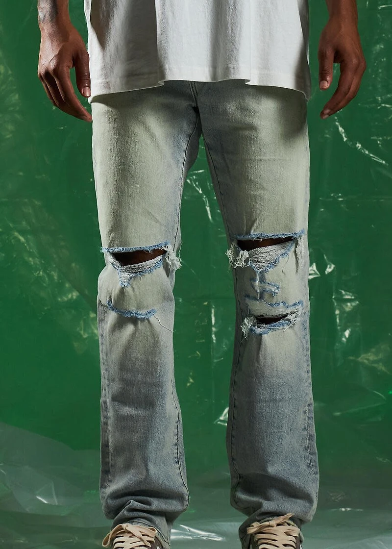 Embellish : Delta Skinny Distressed Denim