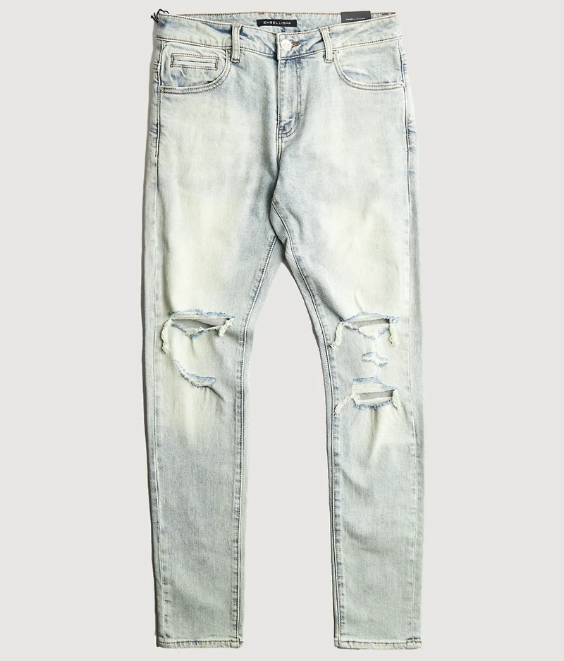 Embellish : Delta Skinny Distressed Denim