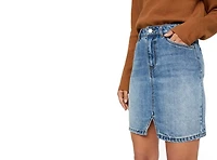 Vero Moda : Alsa Mid Rise Mini Denim Skirt