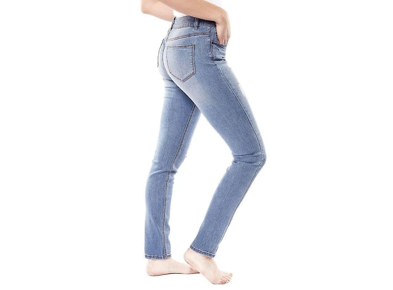 Jeaniologie : Ladies 5 Pockets Mid Rise Skinny Jeans
