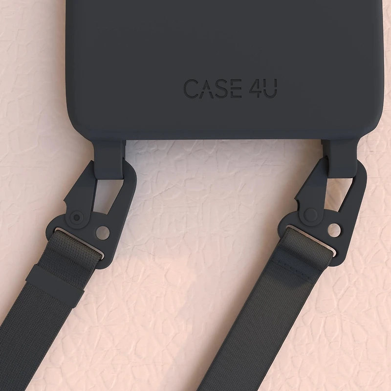 Case 4U : Matte Black Strap and