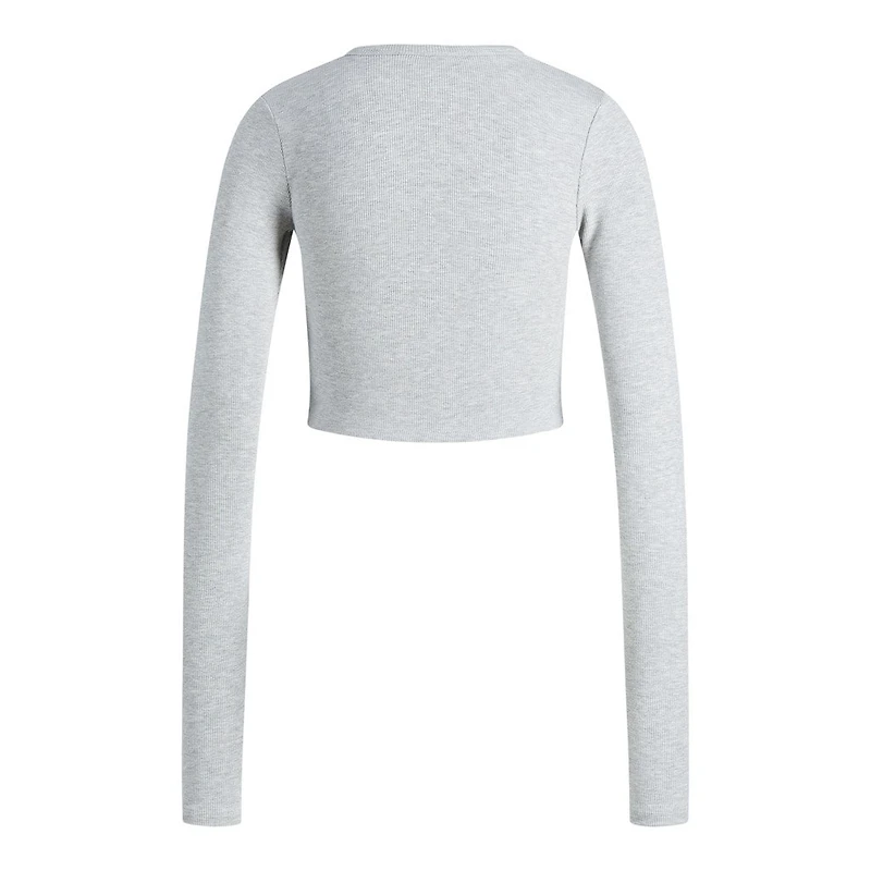 JJXX : Feline Long Sleeve Rib Tee