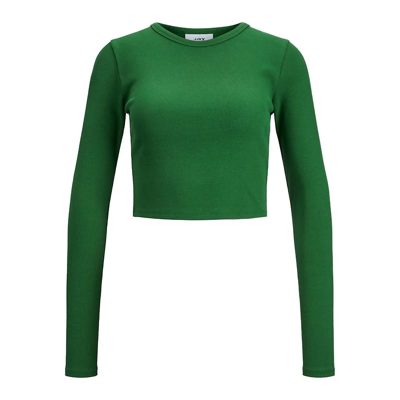 JJXX : Feline Long Sleeve Rib Tee