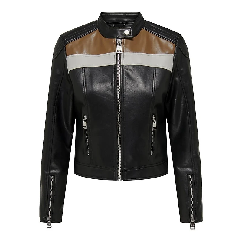 Only : PU Biker Jacket