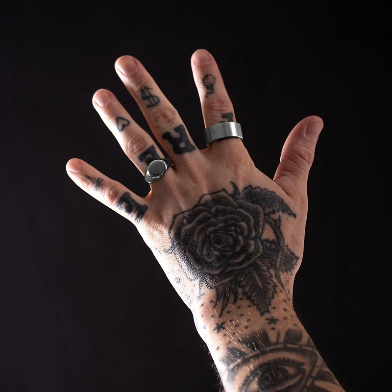 Hits : Brushed Finish Band Ring