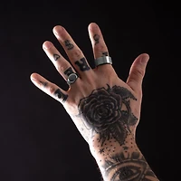 Hits : Brushed Finish Band Ring