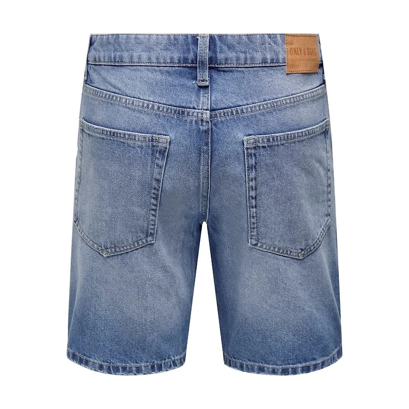 Only & Sons : Loose Fit Shorts - Medium Blue