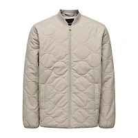 Only & Sons : Art Quilted Jacket - Silver Lining