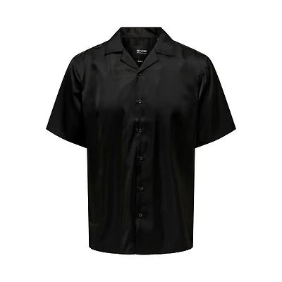 Only & Sons : SS Solid Dress Shirt