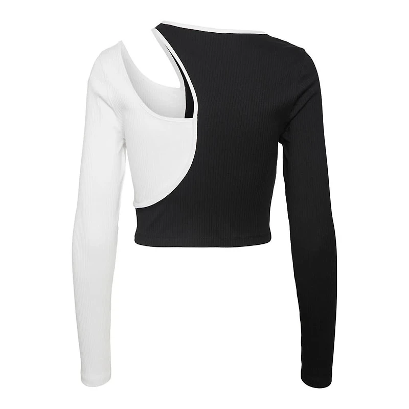 Noisy May : L/S Cutout Top