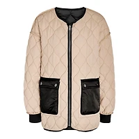 Noisy May : Reversible  Quilted Jacket