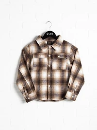 WLKN : Junior Social Plaid Shirt