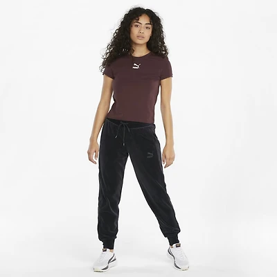 PUMA : Iconic T7 Velour Pants