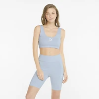 Puma : Classics Ribbed Crop Top