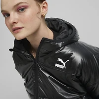 Puma : Hooded Shiny Padded Jacket