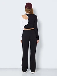 Noisy May : L/S Cutout Top