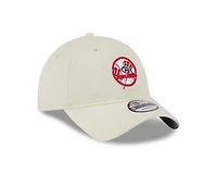 New Era : 920 NY Yankees Patch Logo Cap - Chrome