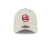 New Era : 920 NY Yankees Patch Logo Cap - Chrome
