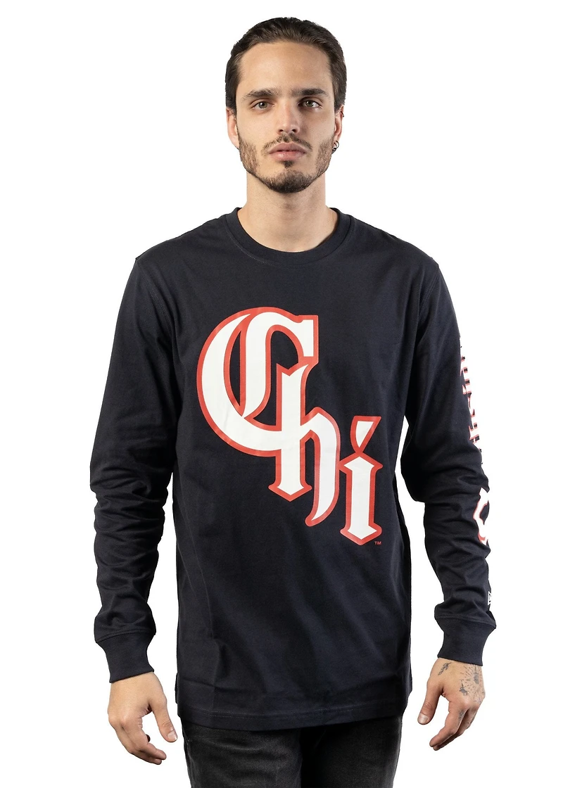 New Era: Chicago White Sox Retro L/S Tee