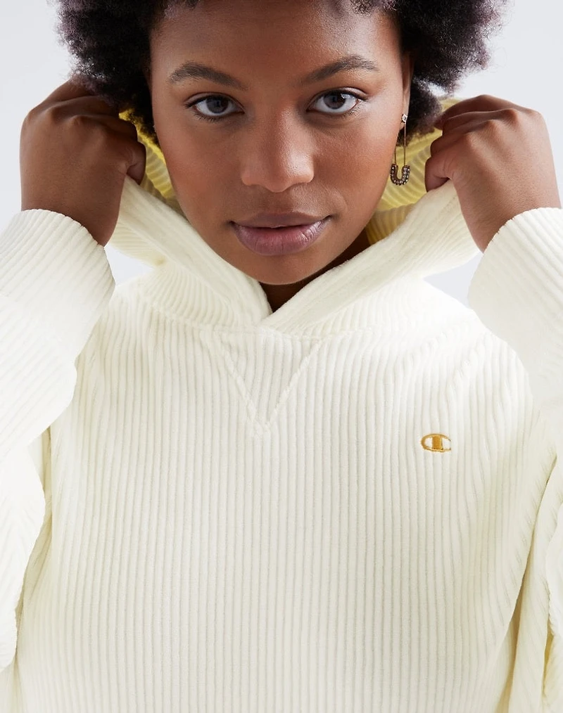 Champion : Relaxed Corduroy Hoodie
