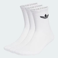 Adidas : Trefoil Cushion Crew Socks - 3 Packs