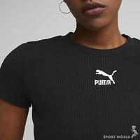 Puma : Classics Ribbed Slim Tee