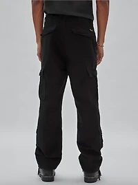 Guess : Ripstop Cargo Pants - Black