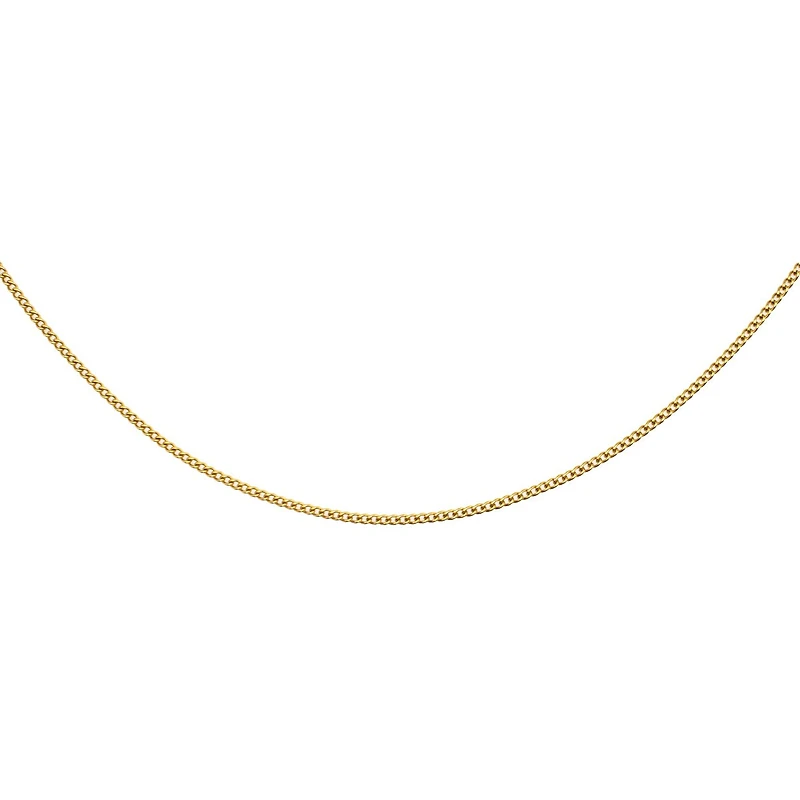 Hits : Cuban link Chain Necklace - 2mm