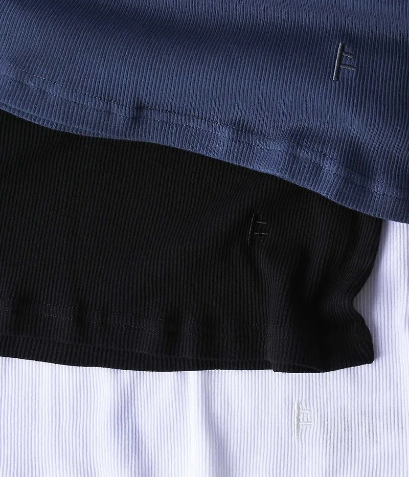 Former : Uniform Rib Singlet - Pack of 3