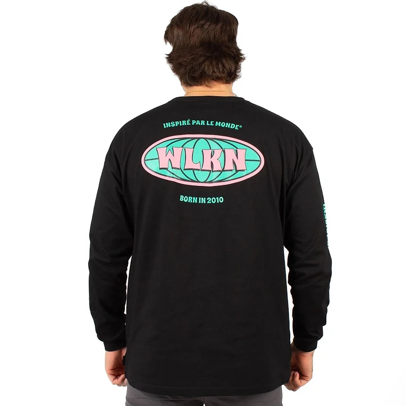 WLKN: Globe Long Sleeve T-Shirt