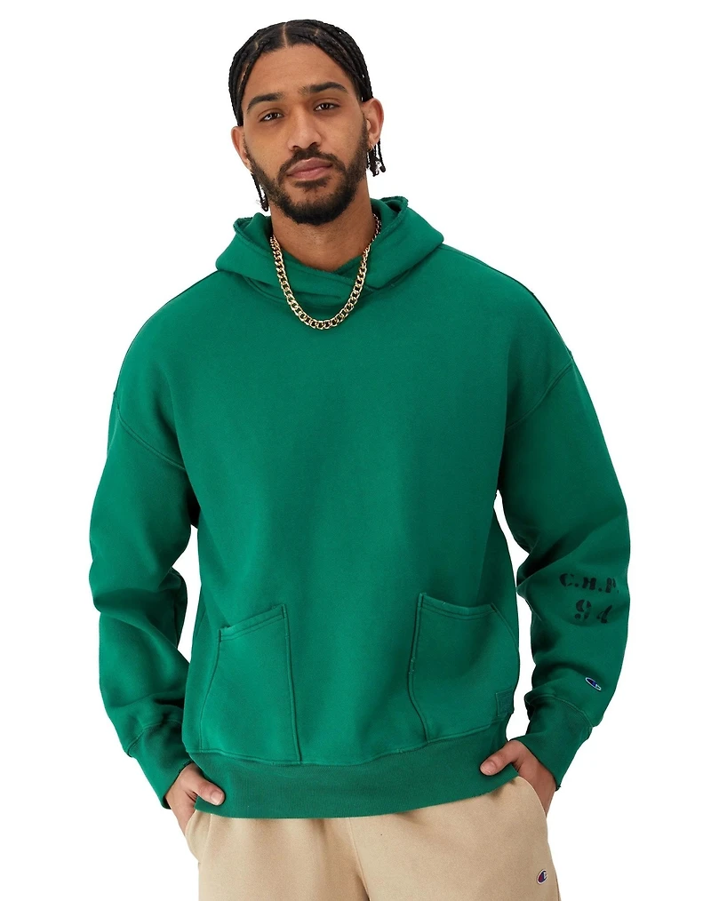 Champion : Reverse Weaver Crossover Hoodie