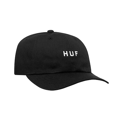 HUF : Essentials OG Logo CV 6 Panel - Black